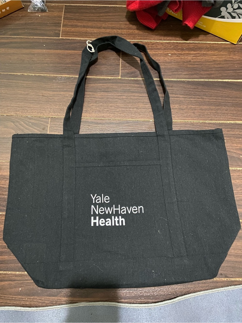 Yale NewHaven Women’s Black Canvas Tote Bag 14.5 X 6.5 X 14”H